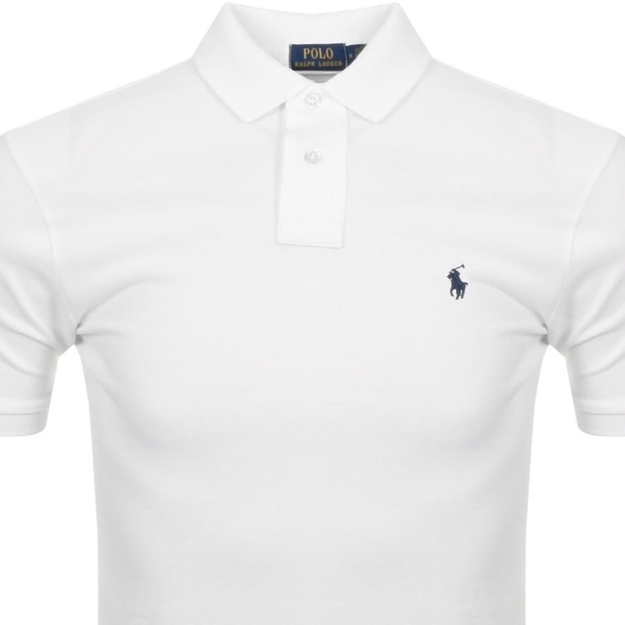 Alternative Image for ProductRalph Lauren Custom Slim Fit Polo T Shirt White2